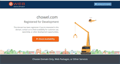 Desktop Screenshot of chowel.com